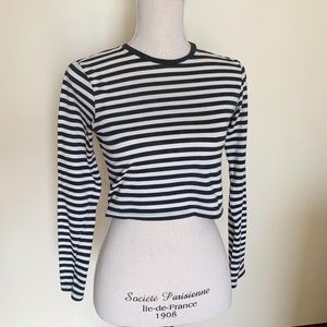 ‼️SOLD‼️Brandy Melville striped longsleeve top